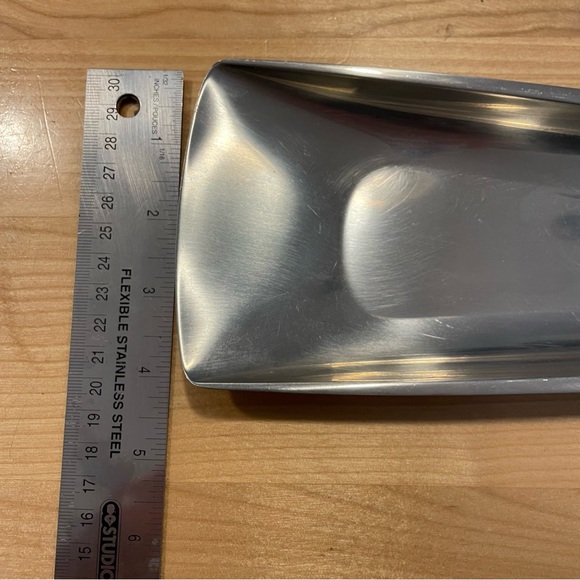 Gense Sweden MCM Stainless steel serving dish. - Picture 5 of 6